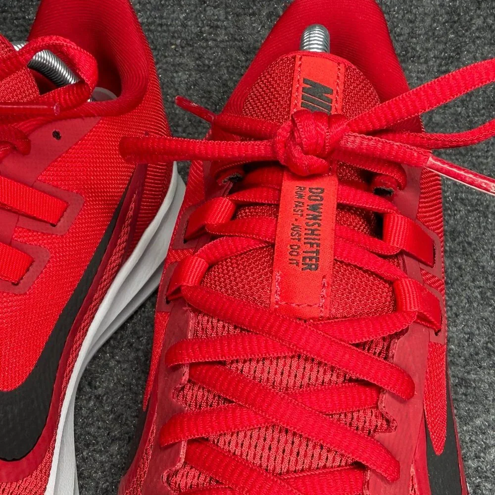 Nike Downshifter 9 Running Shoes Men's 12 Gym Red Athletic Run Training Sneakers